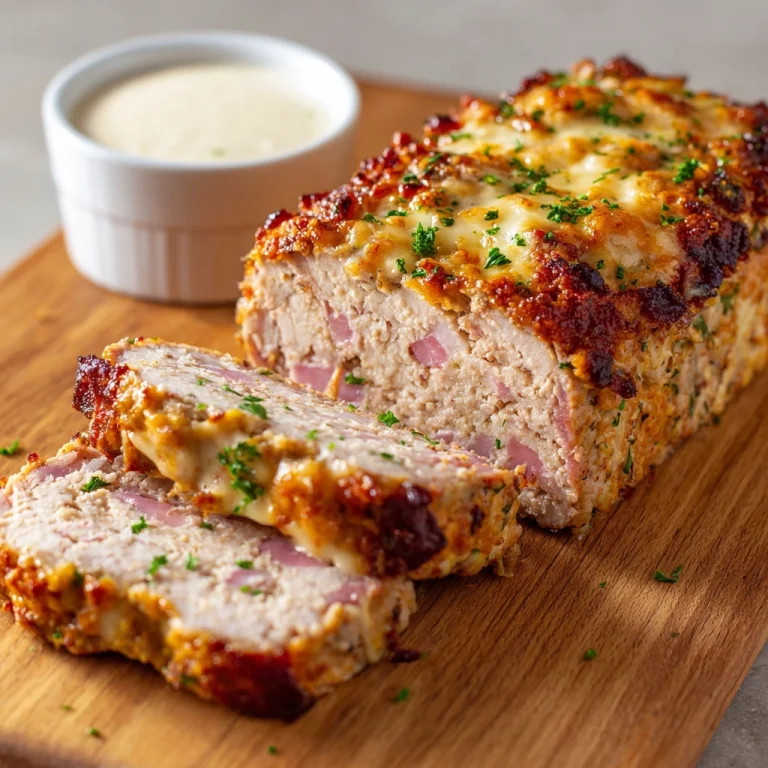 Chicken Cordon Bleu Meatloaf Recipe