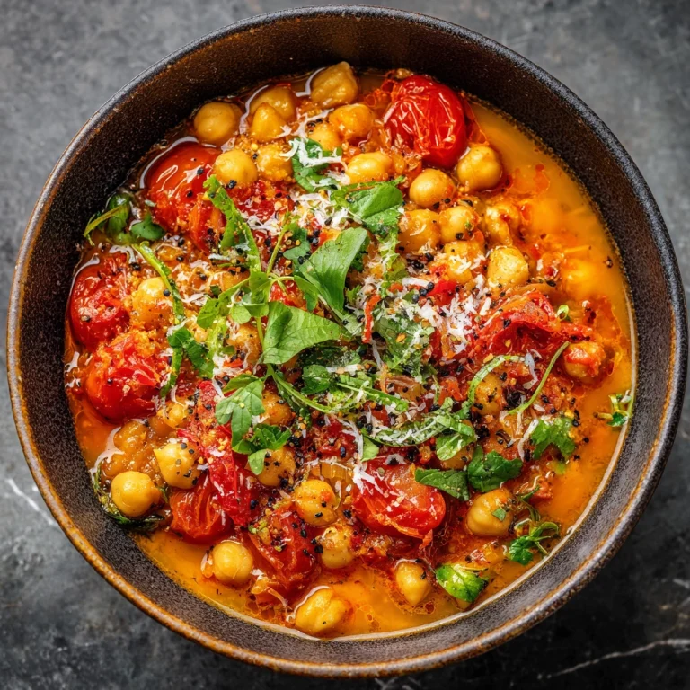Chickpea Tomatoes Coconut Stew