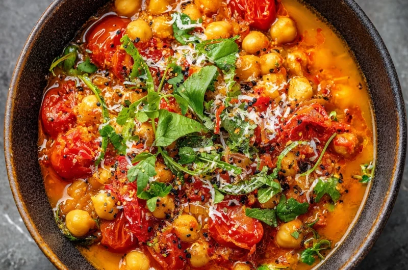 Chickpea Tomatoes Coconut Stew: A Hearty, Flavorful Plant-Based Delight