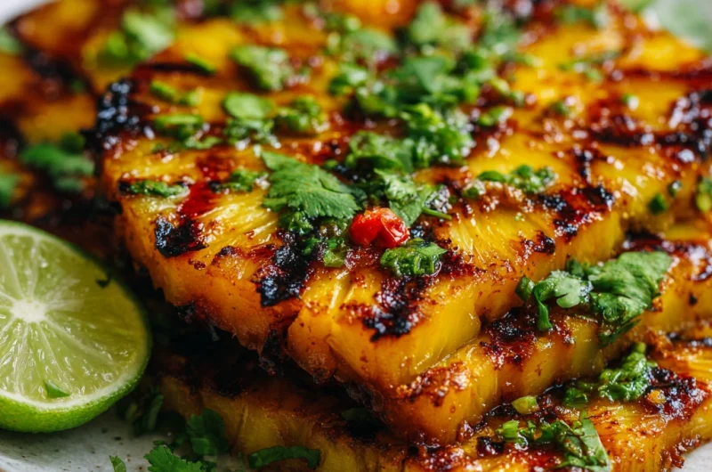 Chili Lime Grilled Pineapple: A Sweet & Spicy Tropical Delight