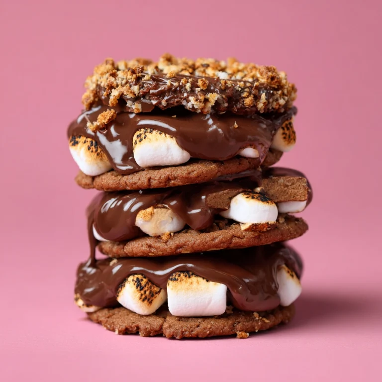 Chocolate Girl Scout S’mores Cookie