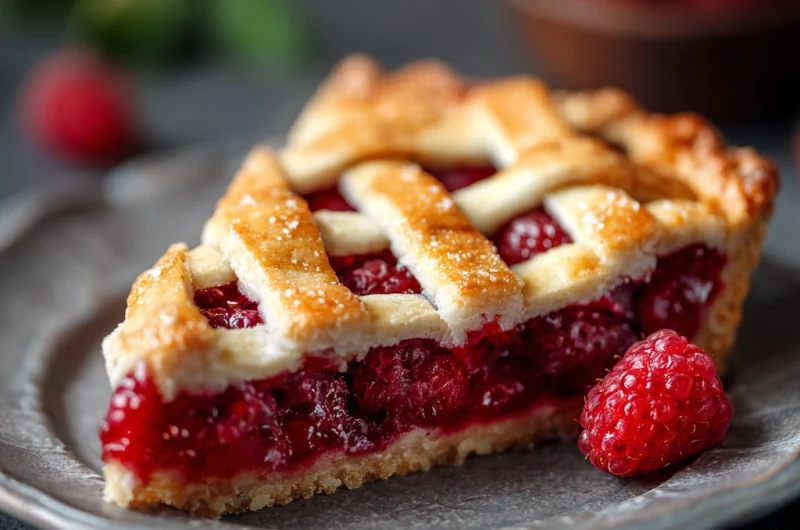 Classic Raspberry Pie – A Sweet Slice of Heaven