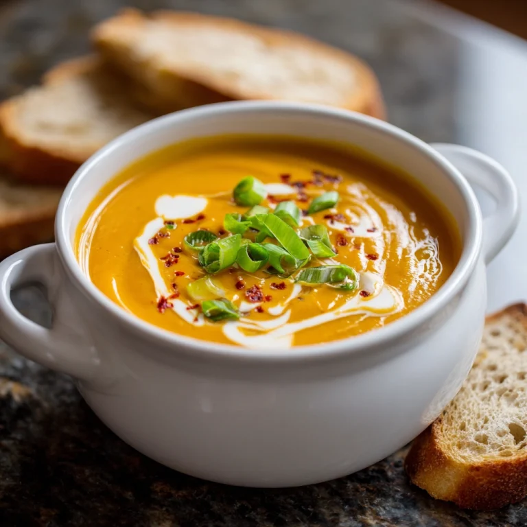 Creamy Carrot Ginger Soup