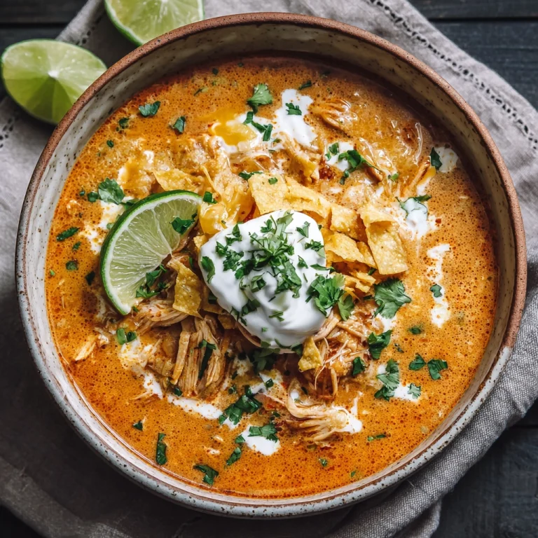 Creamy Chicken Enchilada Soup