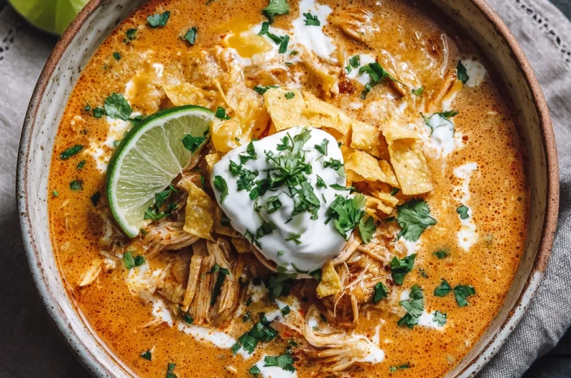 Creamy Chicken Enchilada Soup: A Comforting and Flavorful Meal