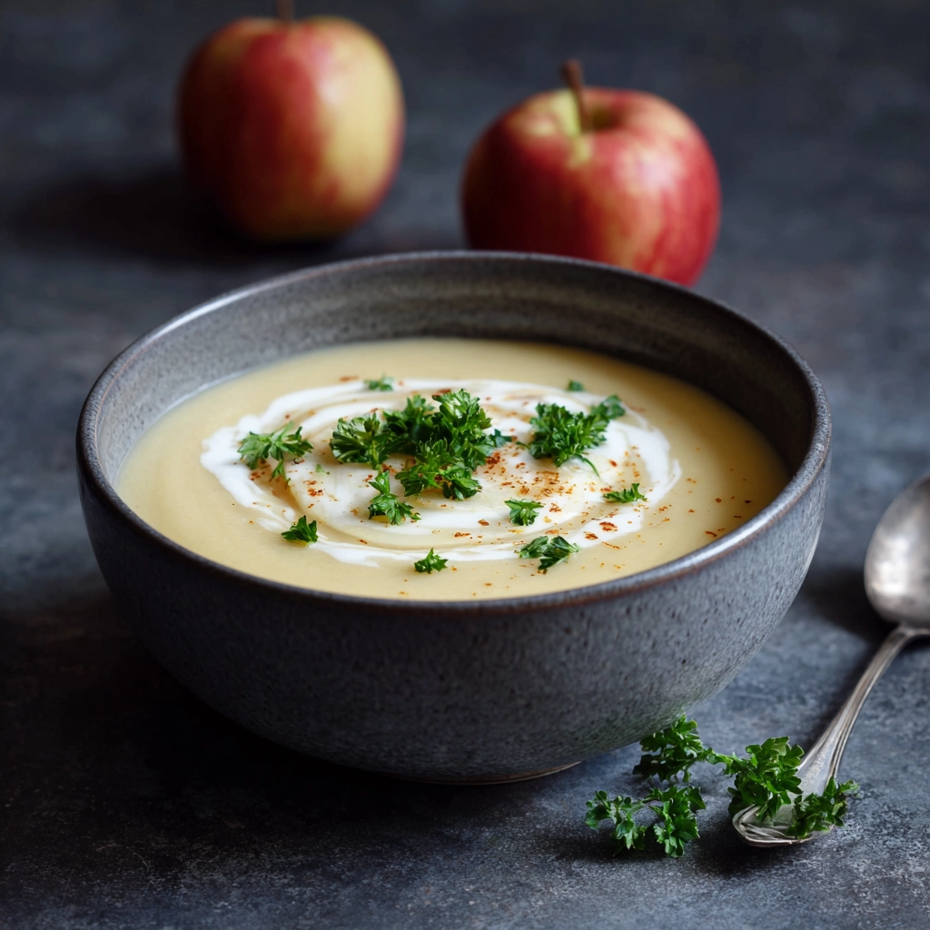 Creamy Parsnip Apple Soup