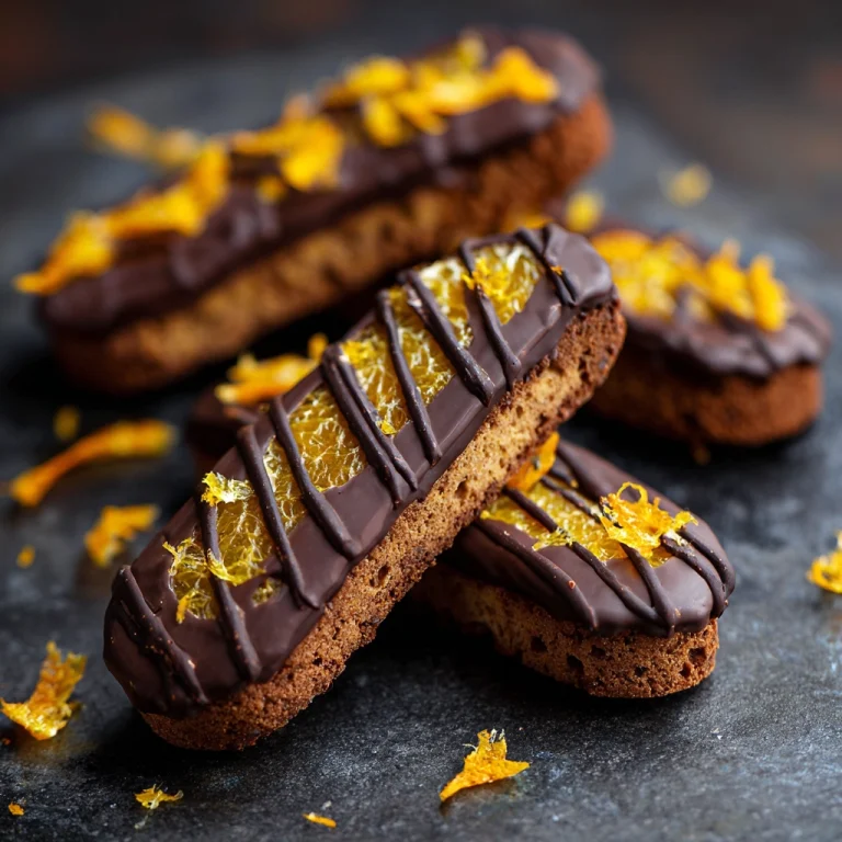 Dark Chocolate Orange Biscotti