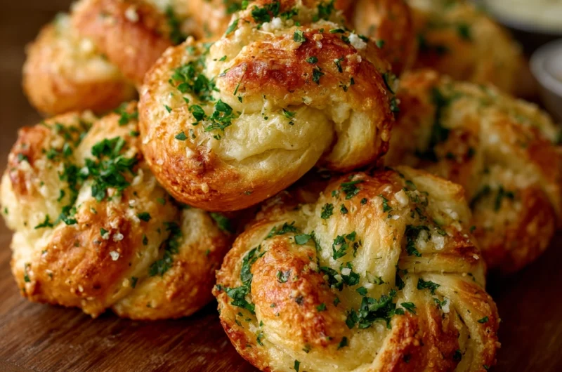 Garlic Parmesan Knots: Irresistibly Soft, Cheesy, and Flavor-Packed