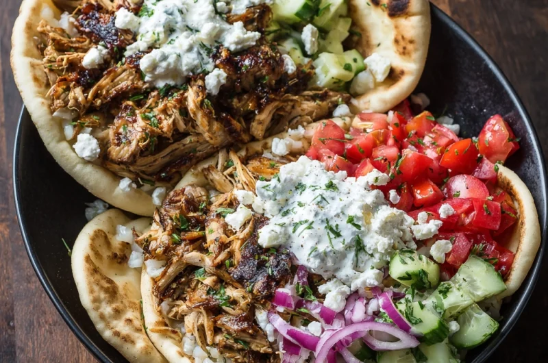 Greek Chicken Gyro Bowls – A Fresh and Flavor-Packed Mediterranean Meal