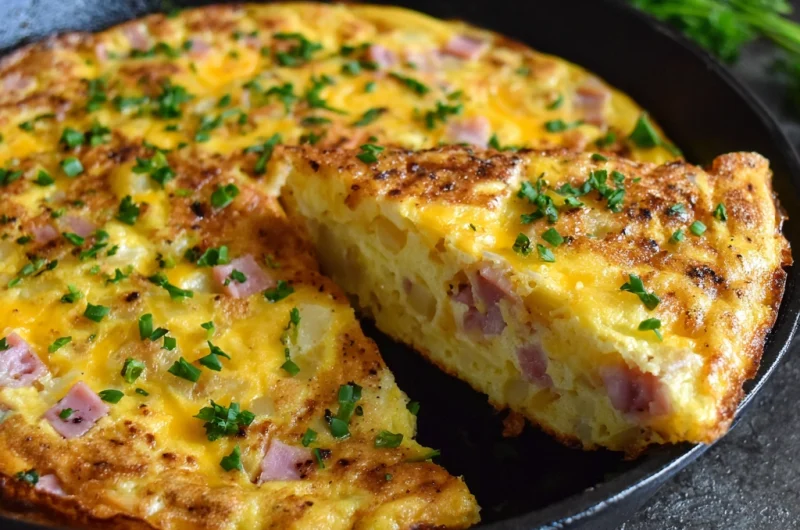 Ham Cheese Potato Frittata: A Hearty and Flavorful Breakfast