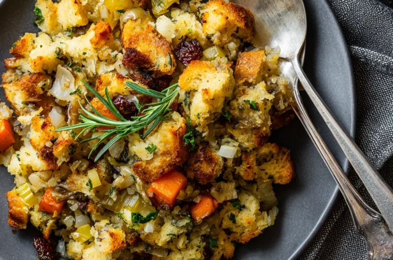 Herbed Slow Cooker Stuffing: A Flavor-Rich Side Dish for Effortless Holiday Cooking