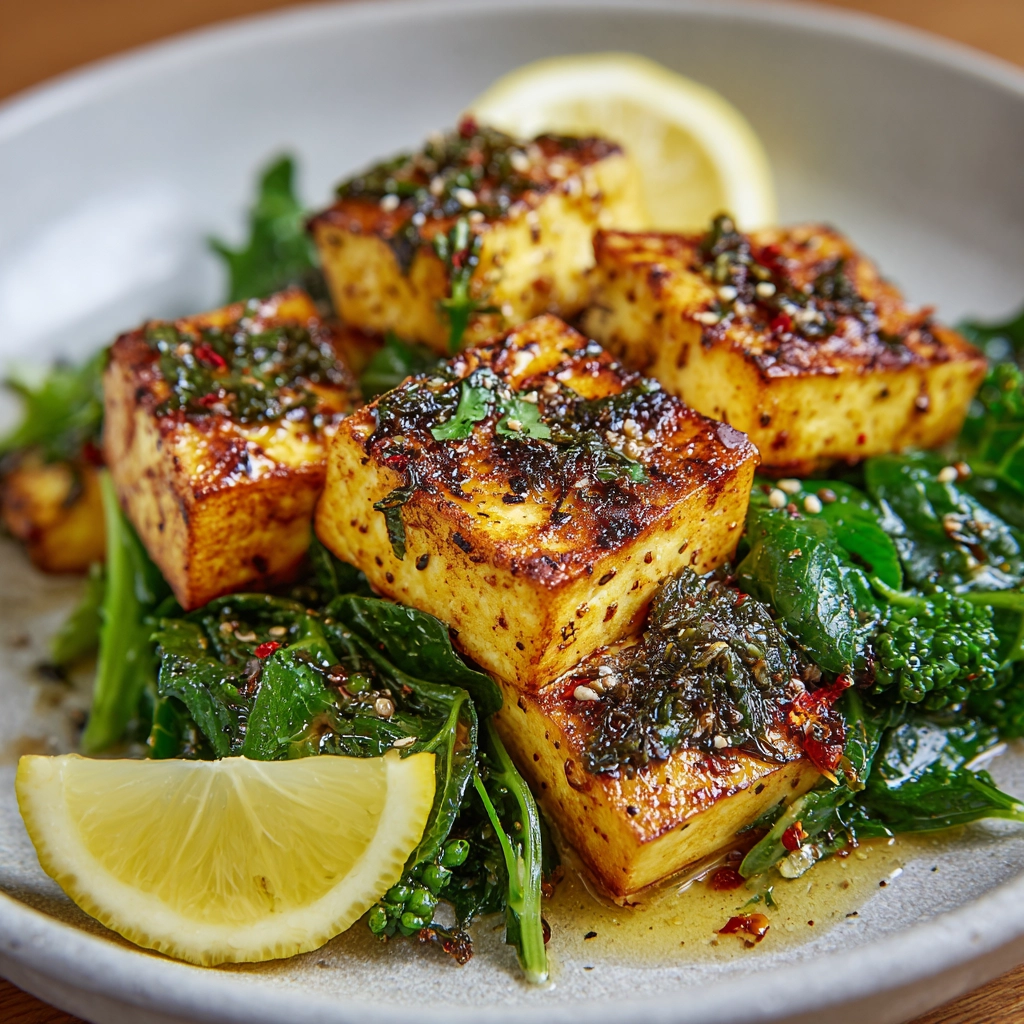 Herby Lemon Tofu