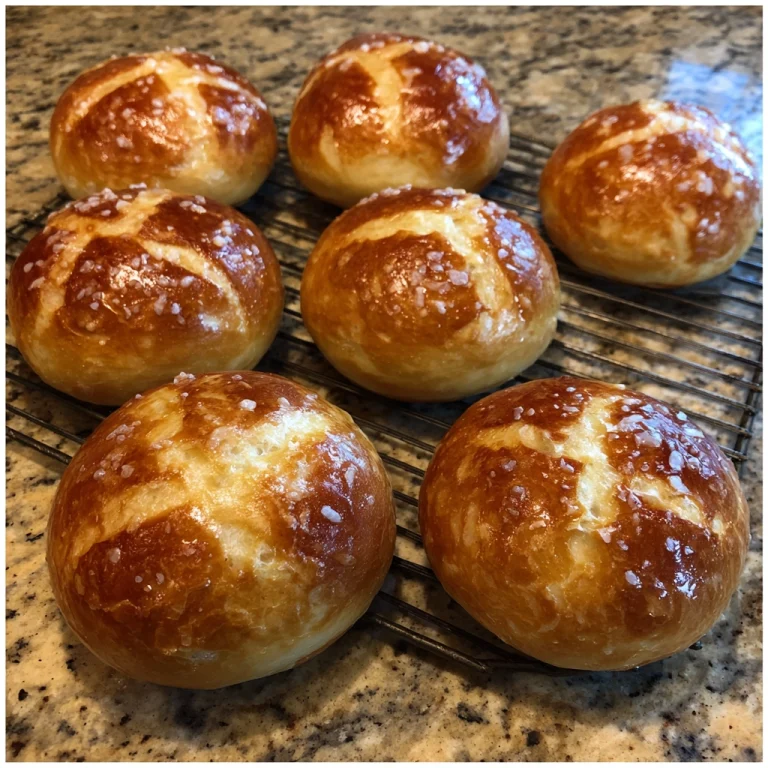 Homemade Soft Pretzel Rolls