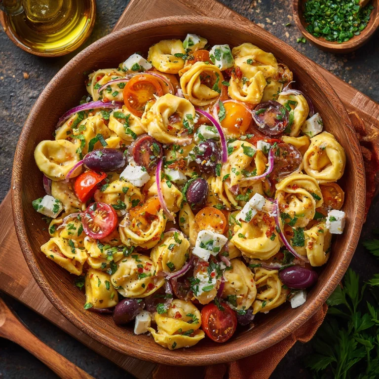 Hot Honey Tortellini Pasta Salad