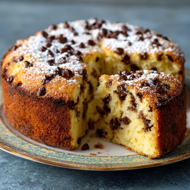Italian Chocolate Chip Ricotta Cake