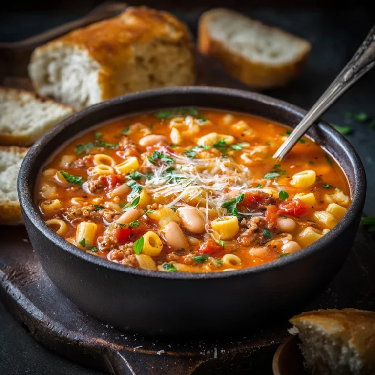 Italian Pasta Fagioli Soup