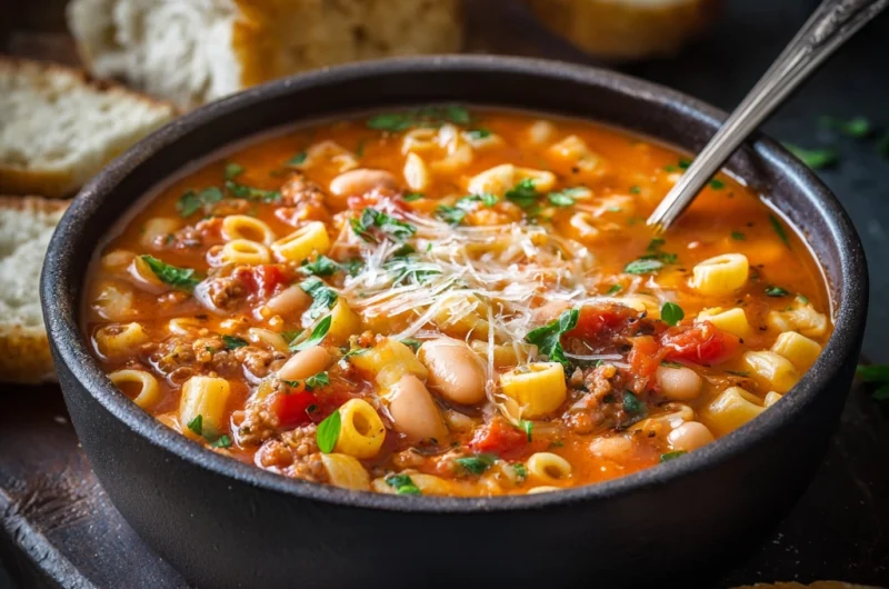 Italian Pasta Fagioli Soup: A Classic Comfort in Every Bowl