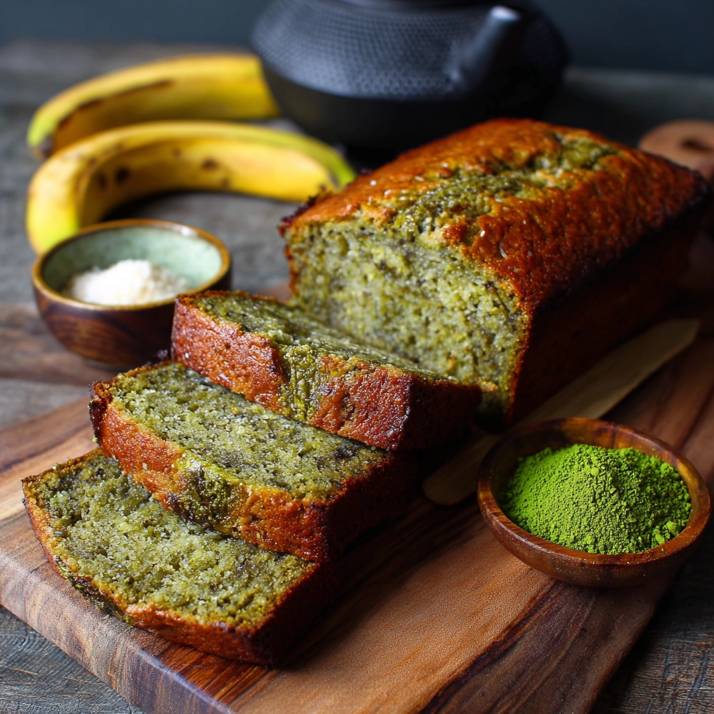 Matcha Banana Bread