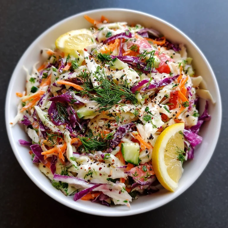 Mediterranean Coleslaw