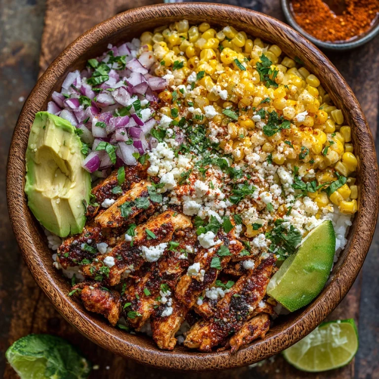 Mexican Street Corn Chicken Bowl