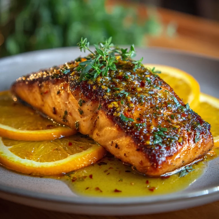 Orange Glazed Salmon