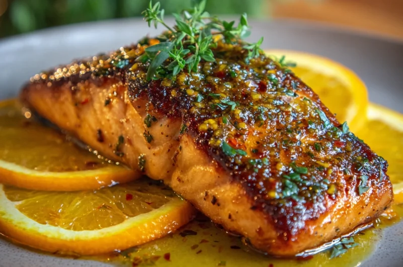 Orange Glazed Salmon: A Bright, Flavorful, and Easy Dinner Recipe