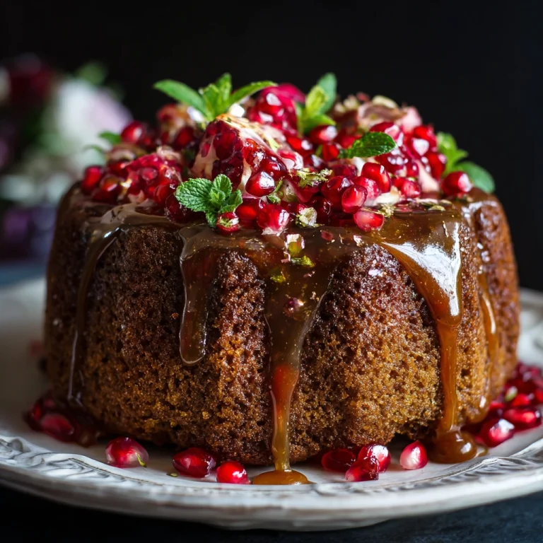 Pomegranate Molasses Cake