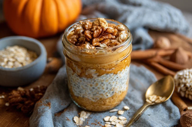 Pumpkin Pie Overnight Oats