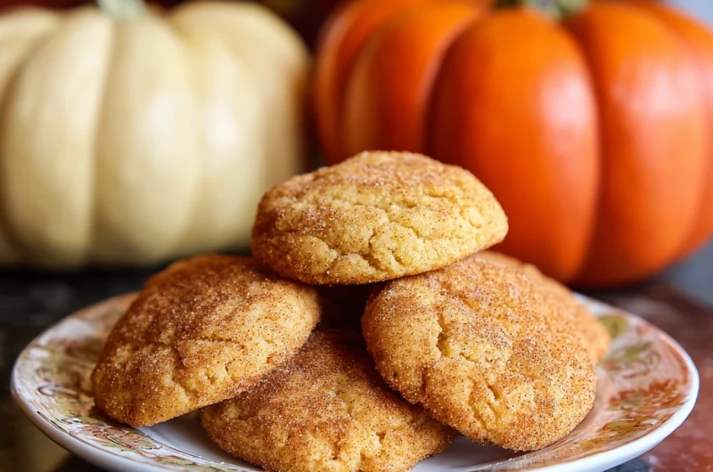 Pumpkin Snickerdoodle Cookies