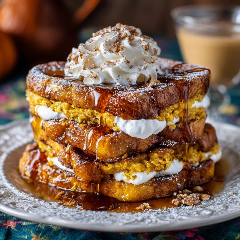 Pumpkin Stuffed French Toast Recipe