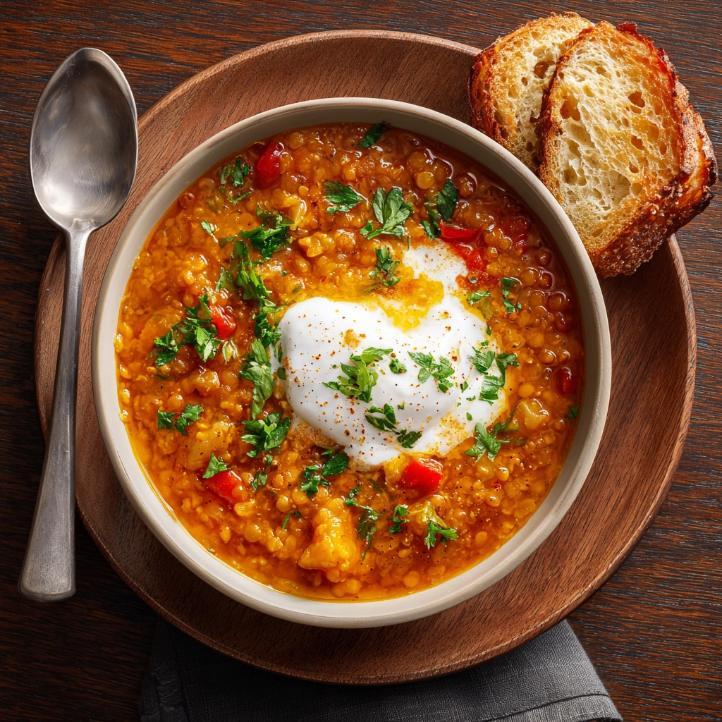 Red Pepper Lentil Soup