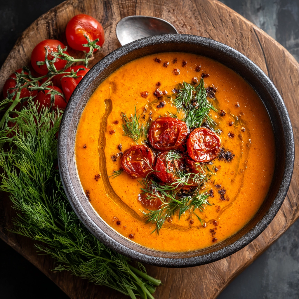 Roasted Tomato Fennel Soup