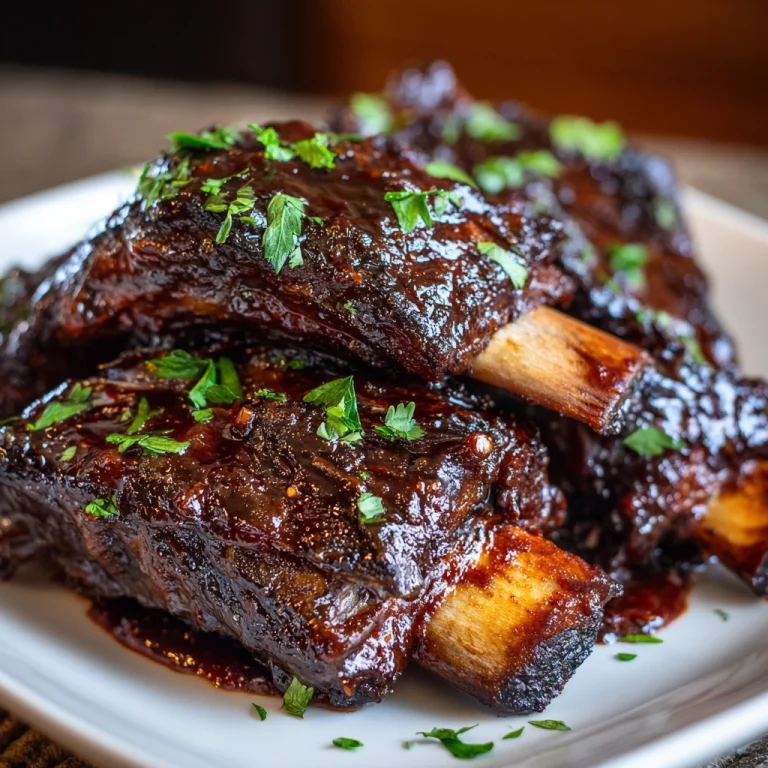 Slow-Cooked BBQ Beef Ribs