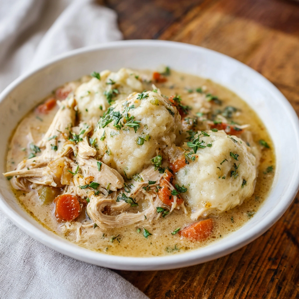 Slow Cooker Chicken and Dumplings