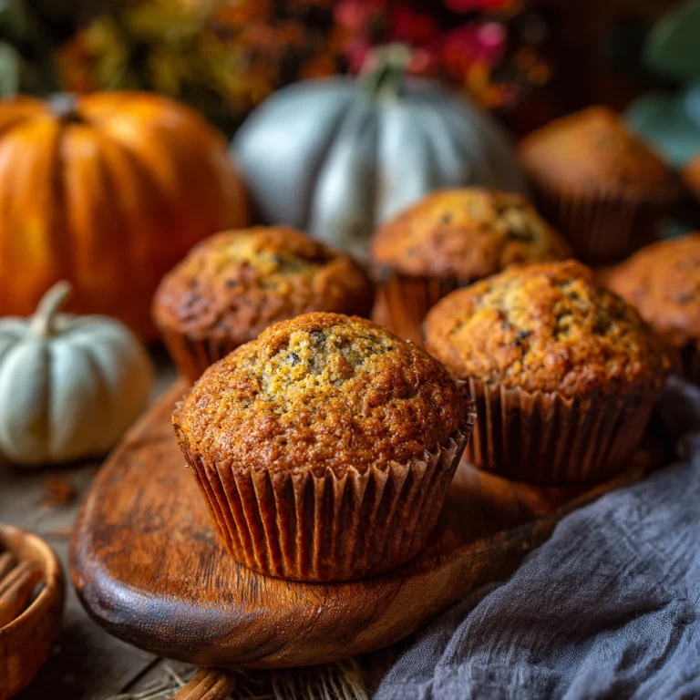 Spiced Baked Pumpkin Muffins