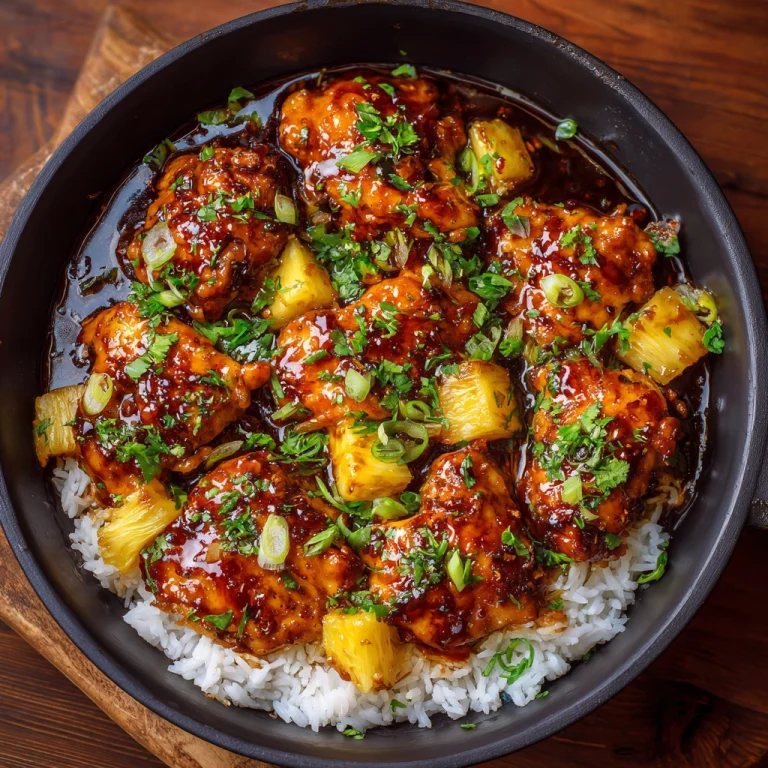 Sticky Pineapple Chicken