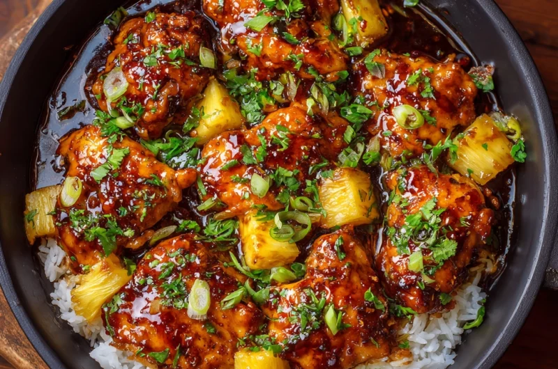 Sticky Pineapple Chicken: A Sweet, Tangy, and Irresistible Weeknight Dinner