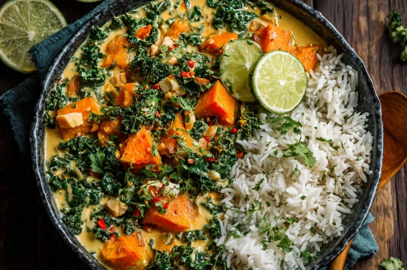 Thai Sweet Potato Kale Curry: A Flavorful, Healthy Delight