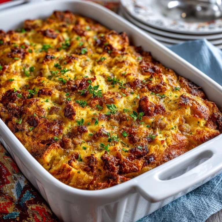 Thanksgiving Leftovers Breakfast Casserole