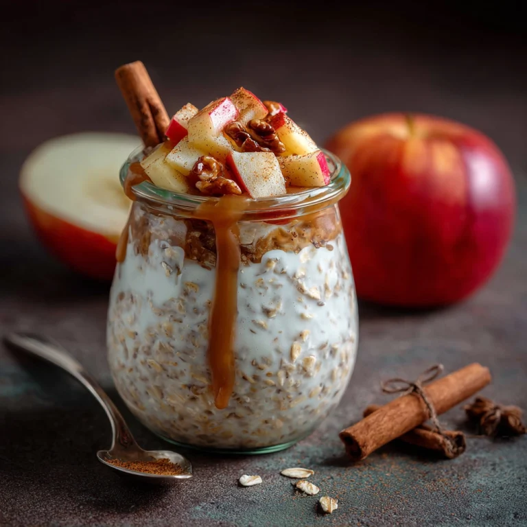 Apple Pie Overnight Oats Recipe