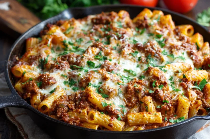 Baked Rigatoni Meat Sauce: A Comforting Italian-American Classic