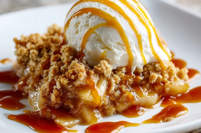 Caramel Apple Crisp With Oatmeal Crumble: A Cozy Fall Dessert