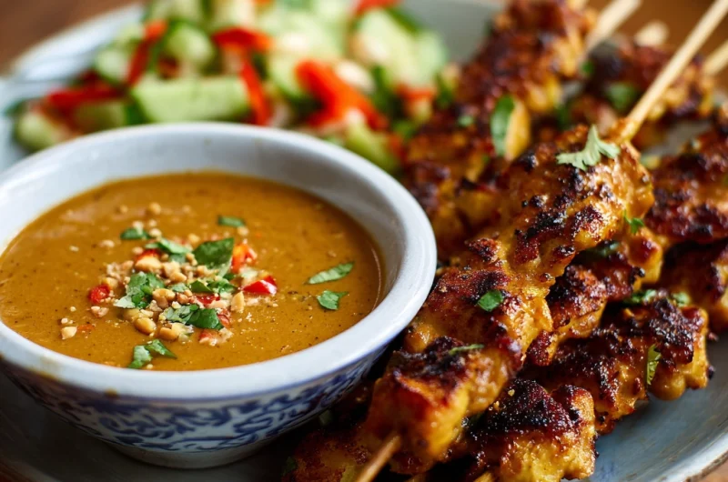 Chicken Satay with Peanut Sauce: A Flavor-Packed Classic You’ll Want to Make Again and Again