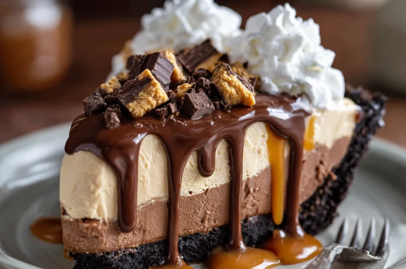 Chocolate Peanut Butter Caramel Mousse Pie: A Decadent Dessert Dream