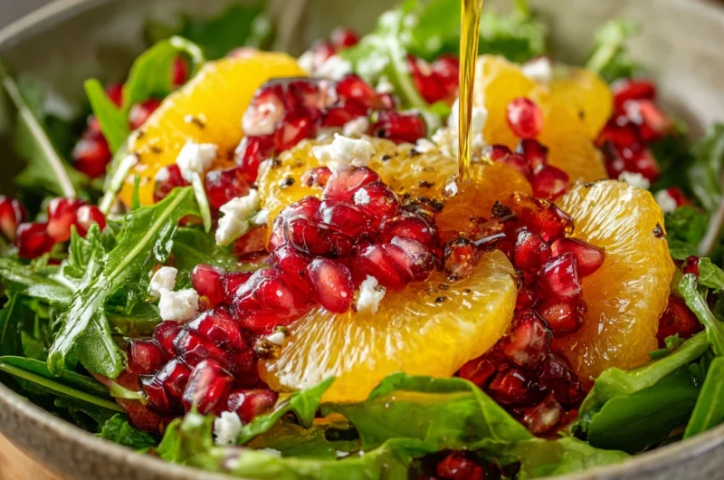 Citrus Dressing Pomegranate Salad: A Refreshing and Vibrant Delight