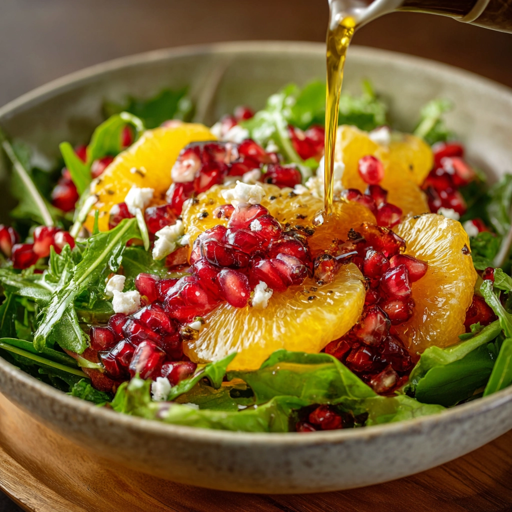 Citrus Dressing Pomegranate Salad