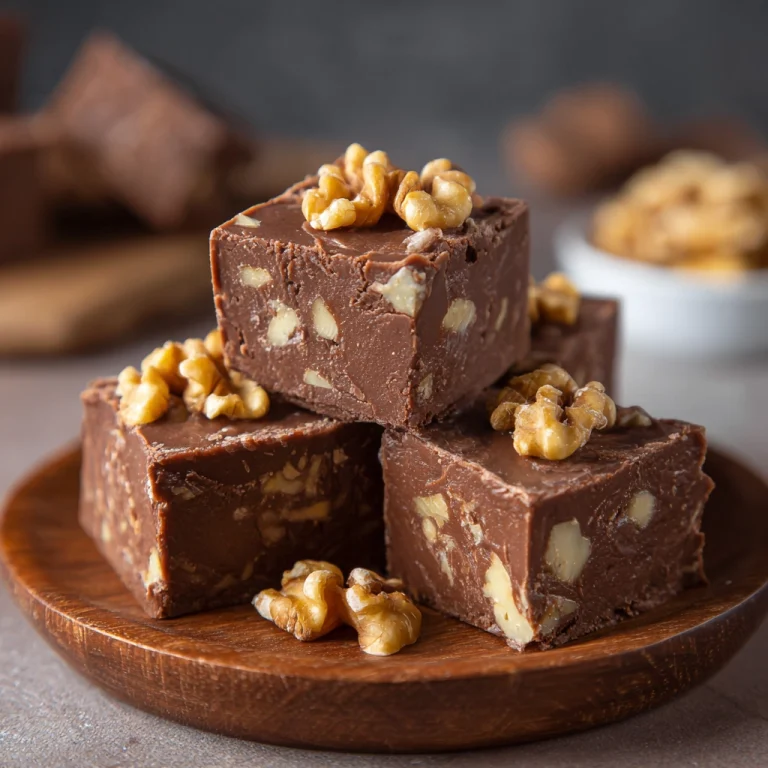 Classic Chocolate Walnut Fudge