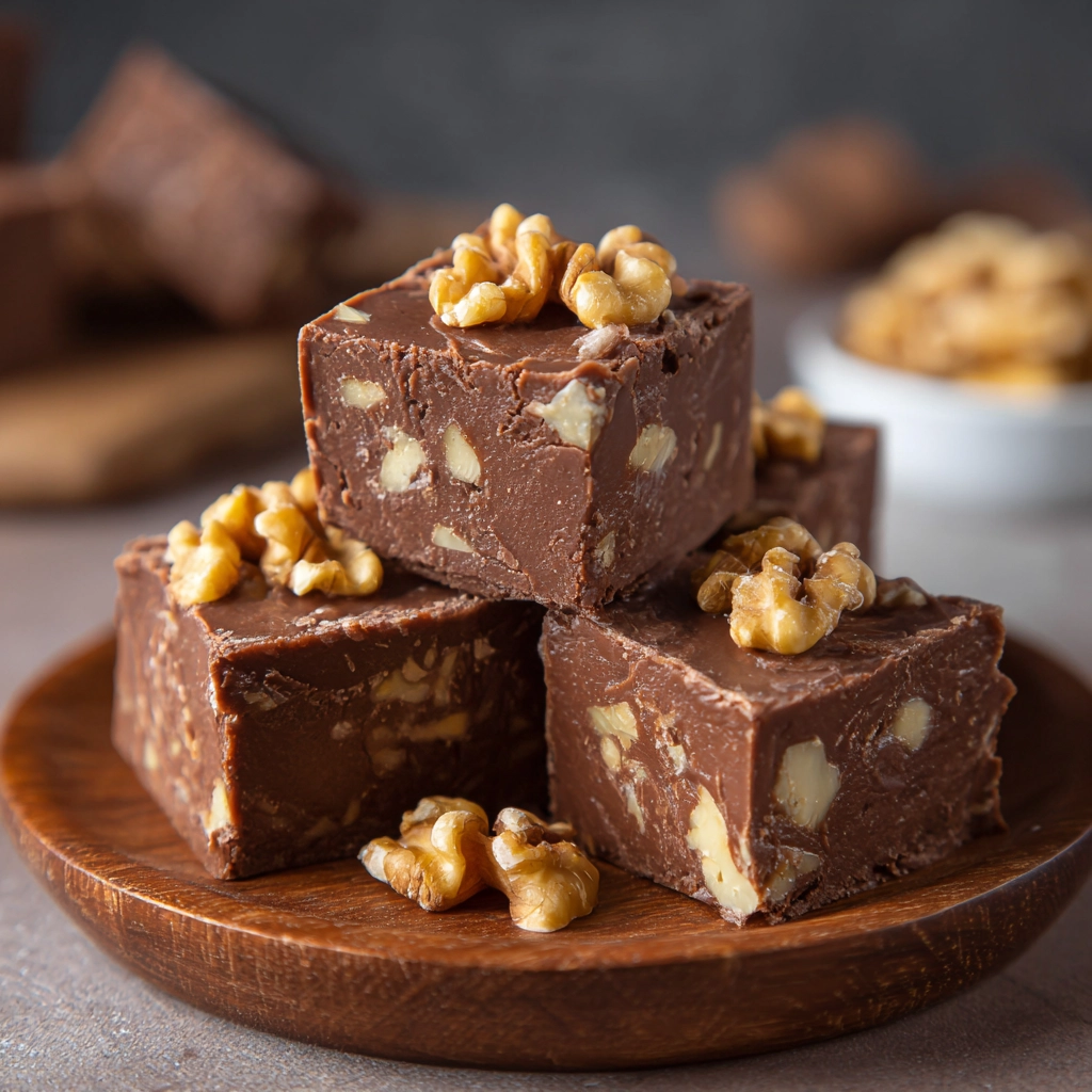 Classic Chocolate Walnut Fudge