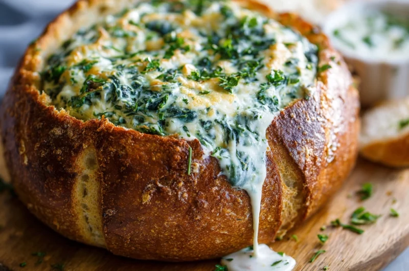 Cold Spinach Dip Bread Bowl: A Crowd-Pleasing Classic for Any Occasion