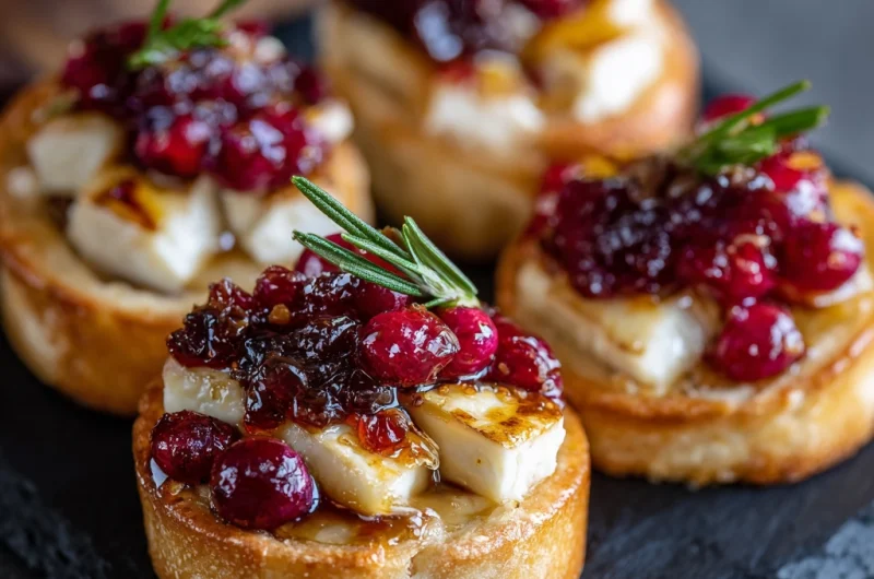 Cranberry Brie Bites: Elegant, Easy, and Perfect for Any Occasion